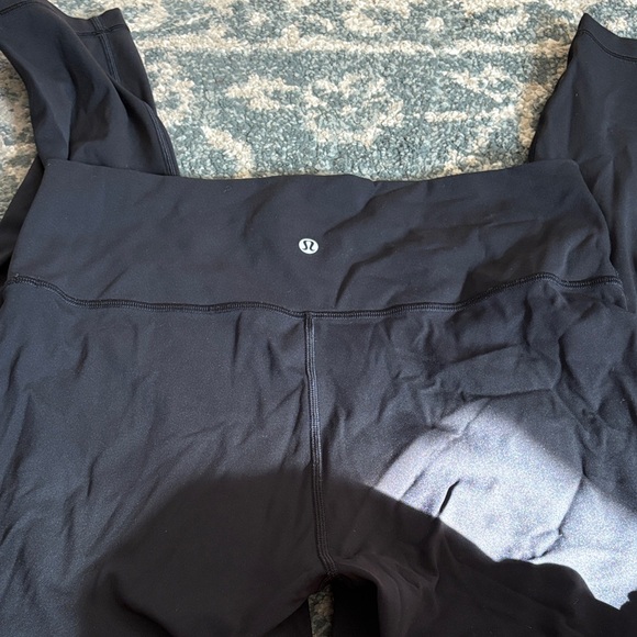 Lululemon Wunder Under HR Black Leggings 25” Size 12 - Picture 1 of 10